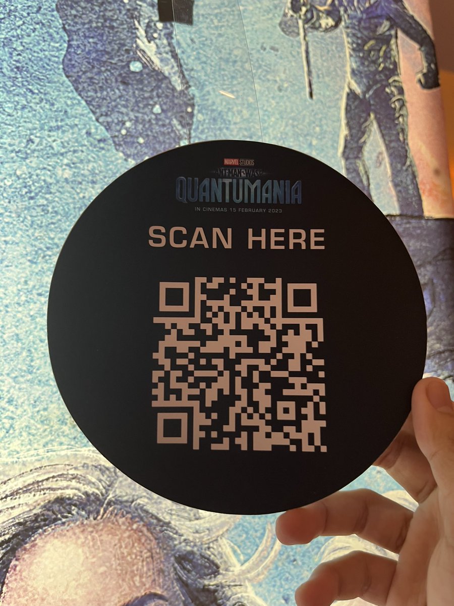 WatchmenID's tweet photo. lagi di premiere #AntManAndTheWaspID Quantumania

disini ada QR Code menuju Quantum Realm
atau bisa klik langsung https://t.co/3oC00ftSDt
dan scan setiap ketemu poster ini

kok jadi deg deg-an ya ga sabar nonton filmnya 🫡🐜 https://t.co/ZrVxB9xqYx