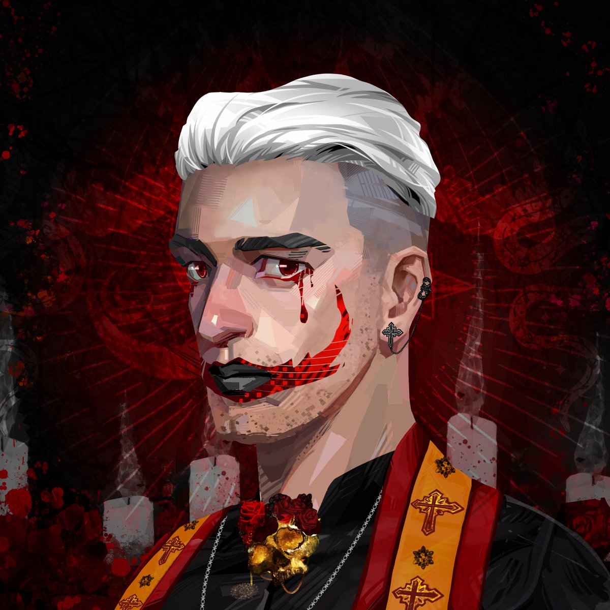 JokersPartyNFT's tweet photo. ❖ NFT Art Reveal ❖

Here is the Valentine's Day Special Edition Sneak Peek for all of you!🃏❤️
"The desire of the flesh is a raging fire, but the love of the intellect is a gentle light."💌 https://t.co/CHjE1HVYU7