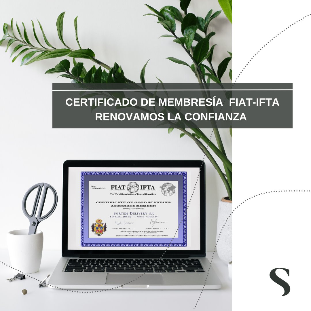 SortemDelivery's tweet photo. 💙💙💙 Encantados de renovar y seguir formando parte de la familia FIAT-IFTA para estar conectados a una de las redes más importantes de operadores funerarios en todo el mundo. 
#sectorfunerario #internacional #sortem #funeralservices #funeralindustry #funeralcompanies #fiatifta https://t.co/LgBkilg4xj