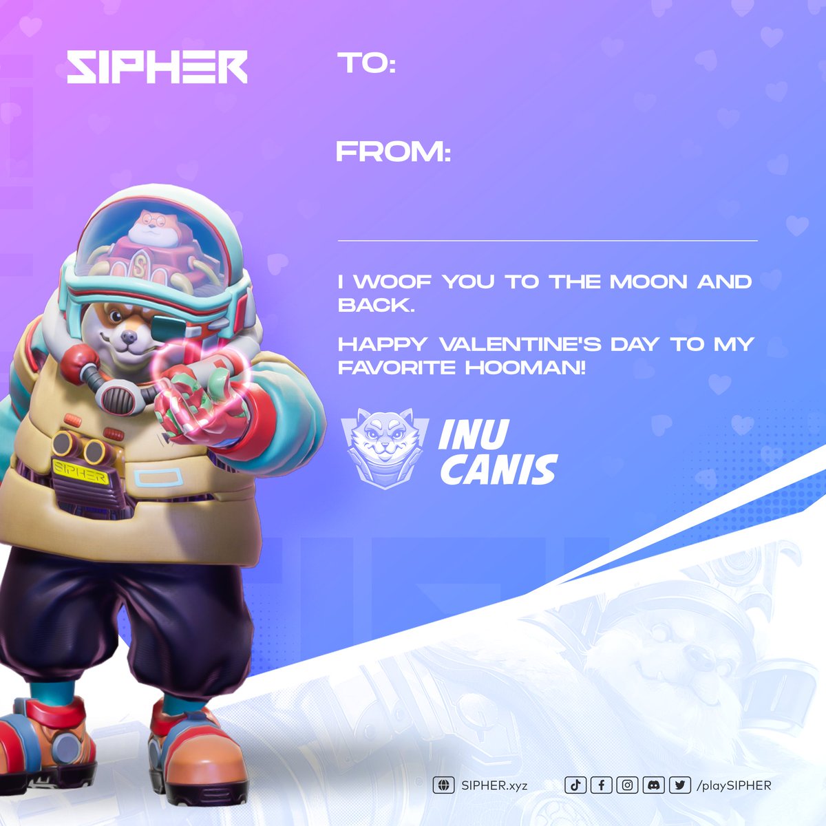 playSIPHER's tweet photo. Happy #ValentinesDay 😻

Spread the ❤️ &amp; tag your valentine! https://t.co/BRPnT9OLvM