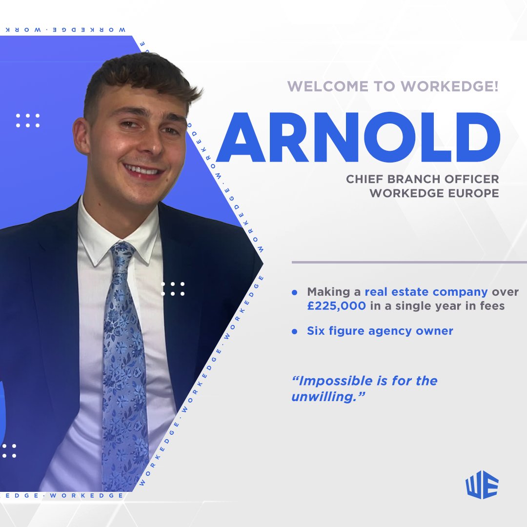 workedge_tech's tweet photo. Today, we'd like to welcome Arnold Linturn to the WorkEdge team as our Chief Branch Officer in WorkEdge Europe! 🌍
We have only just begun and we hope to continue creating more awesome things for our clients. Be a part of the team, and let's create brands together. 🤝
#WorkEdge https://t.co/rtt4X7F66g