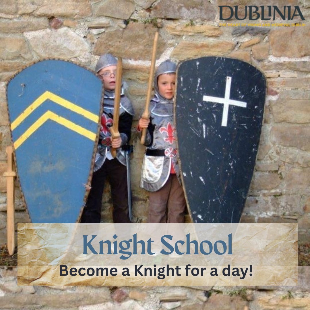 Dubliniaviking's tweet image. Come and join us this weekend, the 18th/19th at the Dublinia Knight School! Come and have a go and experience what it would have felt like to be a knight in medieval times! Don't miss out!#midtermbreak #vikings
dublinia.ie/events_news/du…