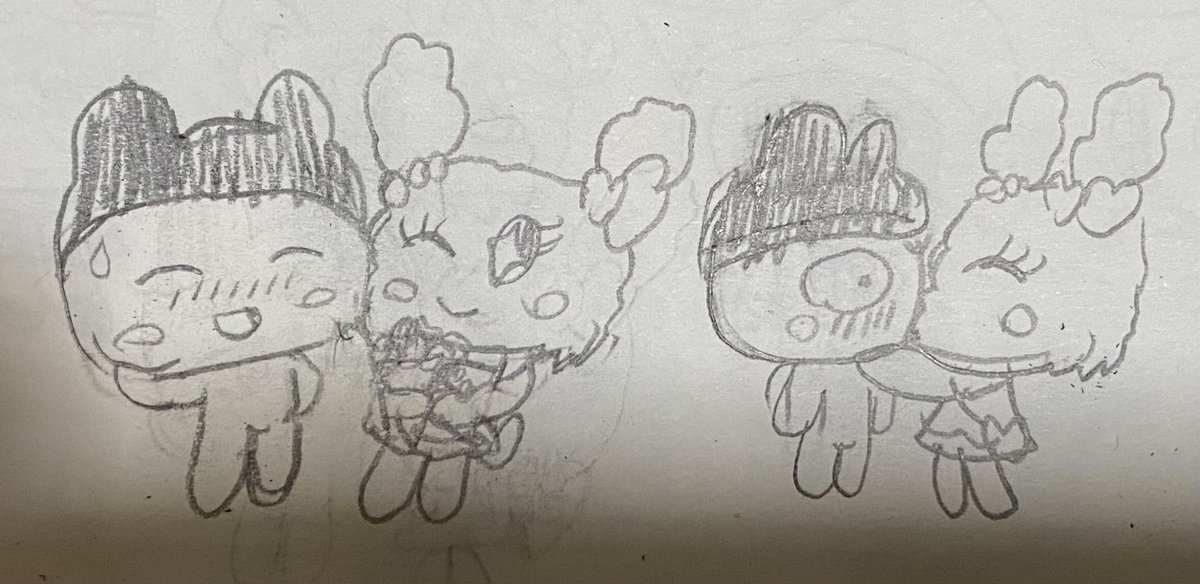 Happy Valentine's Day! #tamagotchi #tamagotchioc #mametchi