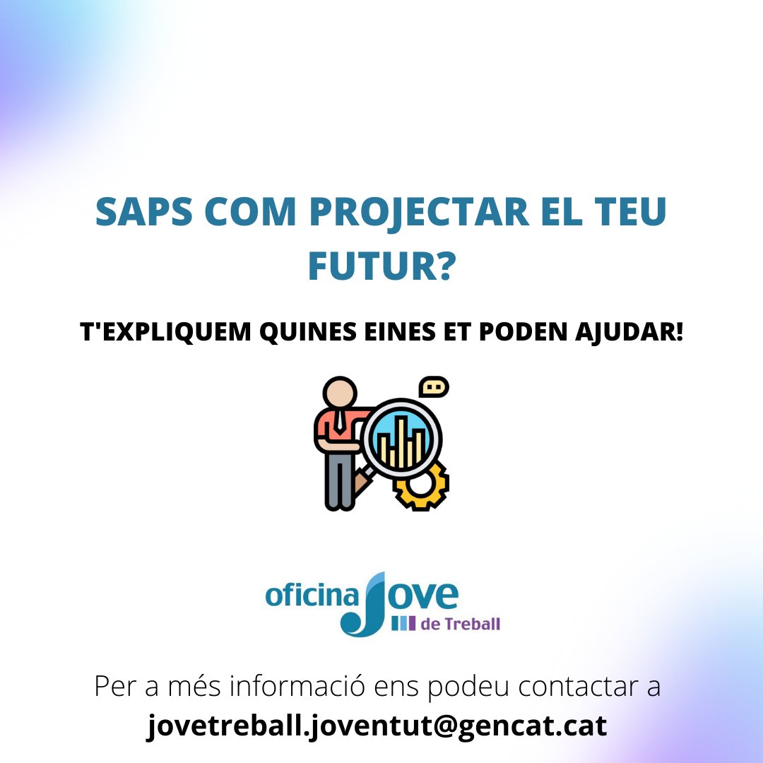 joventutcat's tweet photo. 🤔 Saps com projectar el teu futur?

👀 A continuació t'expliquem quines eines et poden ajudar!

#OJTBarcelona #OJT #tipsfeina #recercadefeina #feina #treball @xarxa_xnej https://t.co/ruAP7GDZ5D