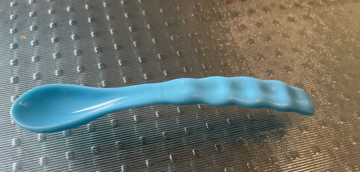 KevinHasselt's tweet photo. @emirates my son just loves the spoon provided in the baby goody bag. We received this a while ago on our way to 🇳🇿. In fact, it’s the only spoon he accepts 🫣 any way to get this from you? the whole baby goody bag is top notch. By far the best we’ve encounter in our 💯k miles✈️ https://t.co/surj7dsoGs