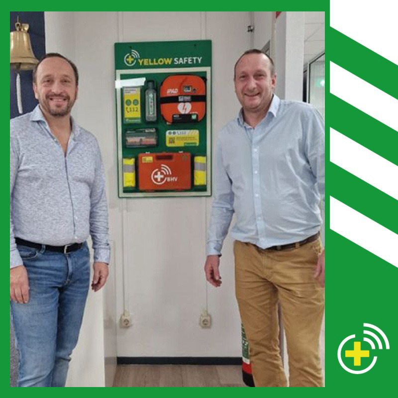 YellowSafety1's tweet photo. Met trots kunnen we mededelen dat de Yellow Safety Wall sinds 2023 op kantoor van @Stratt+ te vinden is.
.
.
#samenwerking #stratt+ #yellowsafety #openbareveiligheid #innovatie #bhv #ehbo #brand #aed #veiligheidsladder #veiligheidsinnovatie #veiligheidskundige https://t.co/ksD9gFRmjb