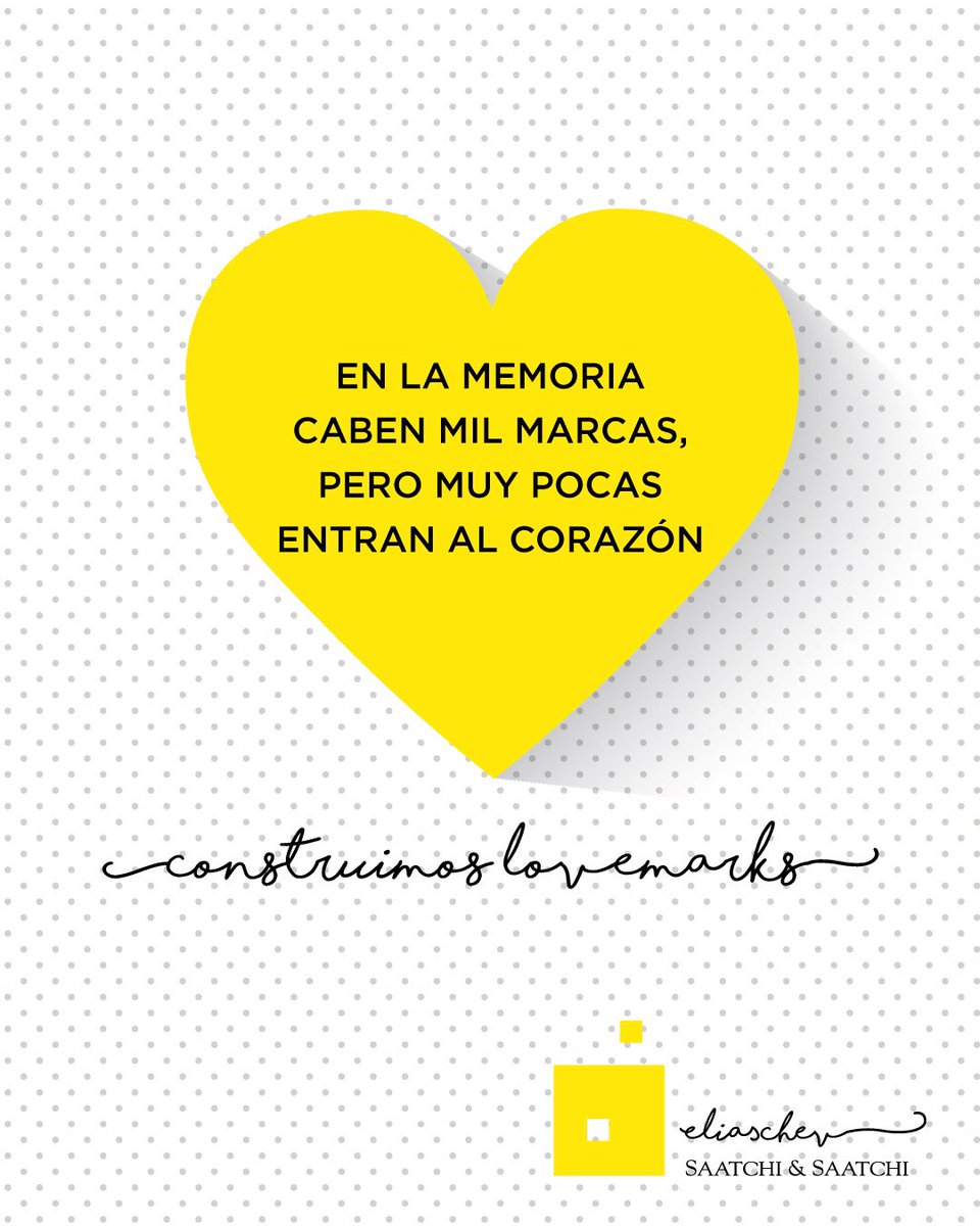 Adueñarse del top of mind del consumidor con un abultado presupuesto no está mal, pero no está del todo bien. Más aún si existe la opción de transitar el camino al #Lovemarks y en lugar de conformarse con su cerebro, hacer un mágico viaje hasta su corazón. #ConstruímosLovemarks