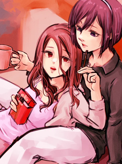 バレンタインデーと、言うことでリア充ではない目線から、一生懸命イメージしつつ昨日思い浮かんだので荒いタッチですが色々な愛を描き描き。#イラスト #drawing #バレンタインイラスト 