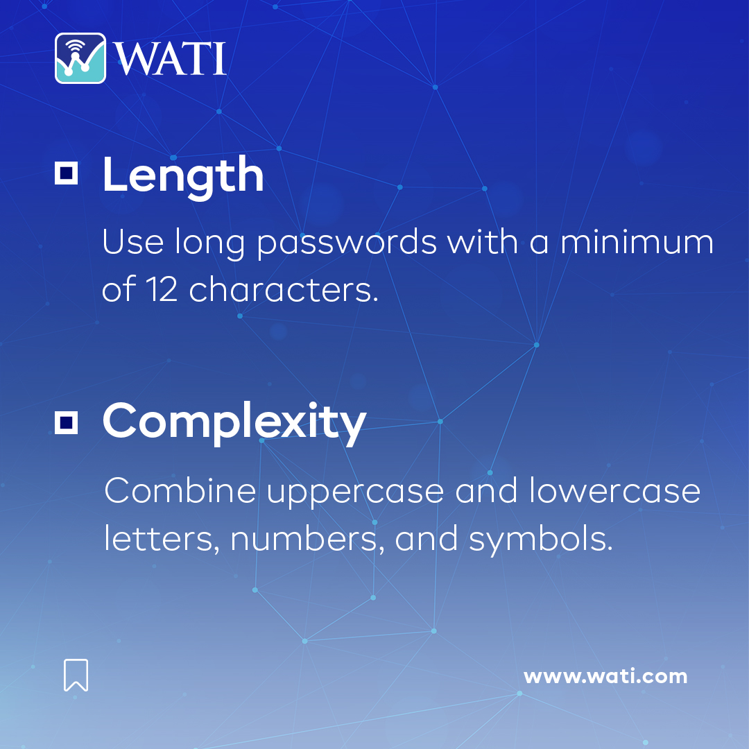 WATIforIT's tweet image. While managing passwords is the basic step for efficient cybersecurity, there are a few rules that are crucial for creating a strong password.

#passwordsecurity #strongpassword #passwordtips #cybersecurity #infosecurity #infosec #passwordsecuritytips
