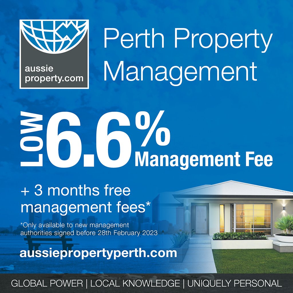 Aussie_Property's tweet photo. 3 MONTHS FREE PERTH MANAGEMENT FEES AT A LOW 6.6%

If you are looking for an effective property management team to assist you, look no further than aussieproperty Perth.

Contact us today - https://t.co/xfrplcglMj

#PerthPropertyManagement #PropertyManagement #AussieProperty https://t.co/DJSN9laqj8