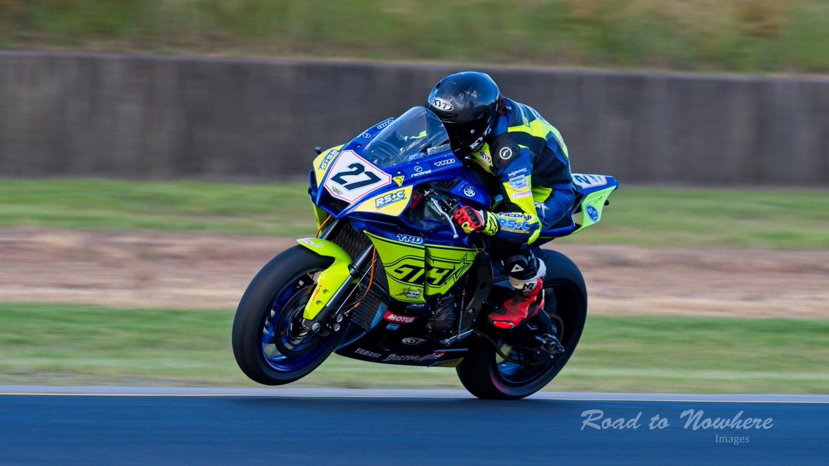 MaxStauffer27's tweet photo. Not the greatest night meeting for me on Sunday night, nonetheless we roll into round one of @asbk confident and ready to go. Thanks to @stgeorgemotorcycleclub for another great meeting, can’t wait for the summer series next year! 
📸 @road_to_nowhere_images https://t.co/MIAnSkzWvU