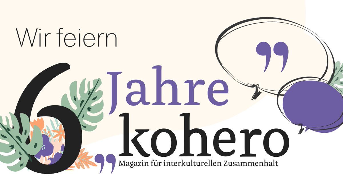 koheroMagazin's tweet image. kohero ist heute 6 Jahre alt 🎈 Zu diesem Anlass blickt  @Al_Zaher_H auf die Veränderungen, die das Magazin seit 2017 durchlaufen hat. Neue #Podcasts, Ideen &amp;amp; Tools – dieses lebhafte Wachstum verdanken wir euch, unserer #kohero #kommunity!  
kohero-magazin.de/kohero-feiert-…