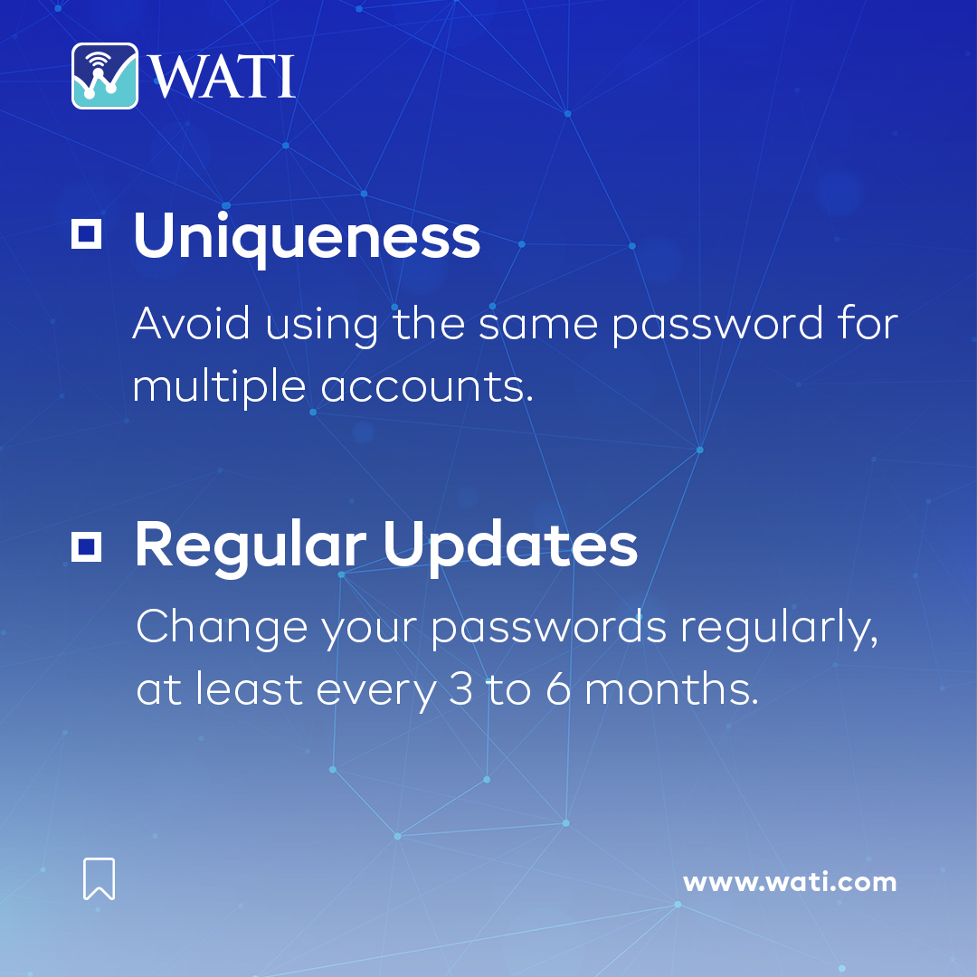 WATIforIT's tweet image. While managing passwords is the basic step for efficient cybersecurity, there are a few rules that are crucial for creating a strong password.

#passwordsecurity #strongpassword #passwordtips #cybersecurity #infosecurity #infosec #passwordsecuritytips