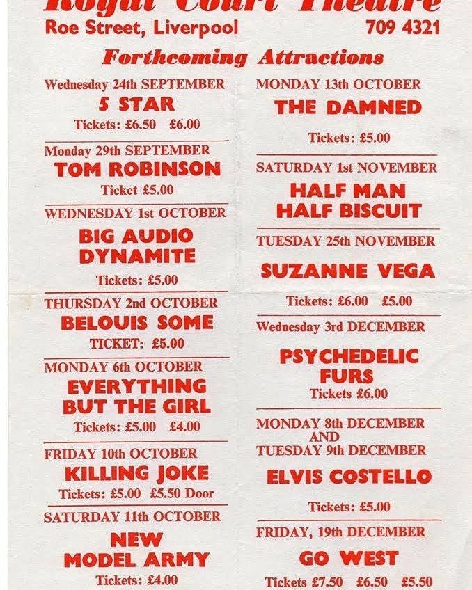 Angies Liverpool on Twitter Attractions at the Royal Court, Liverpool https//t.co