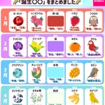 知っておきたい!誕生石や誕生花など、いろいろな「誕生○○」のまとめ!