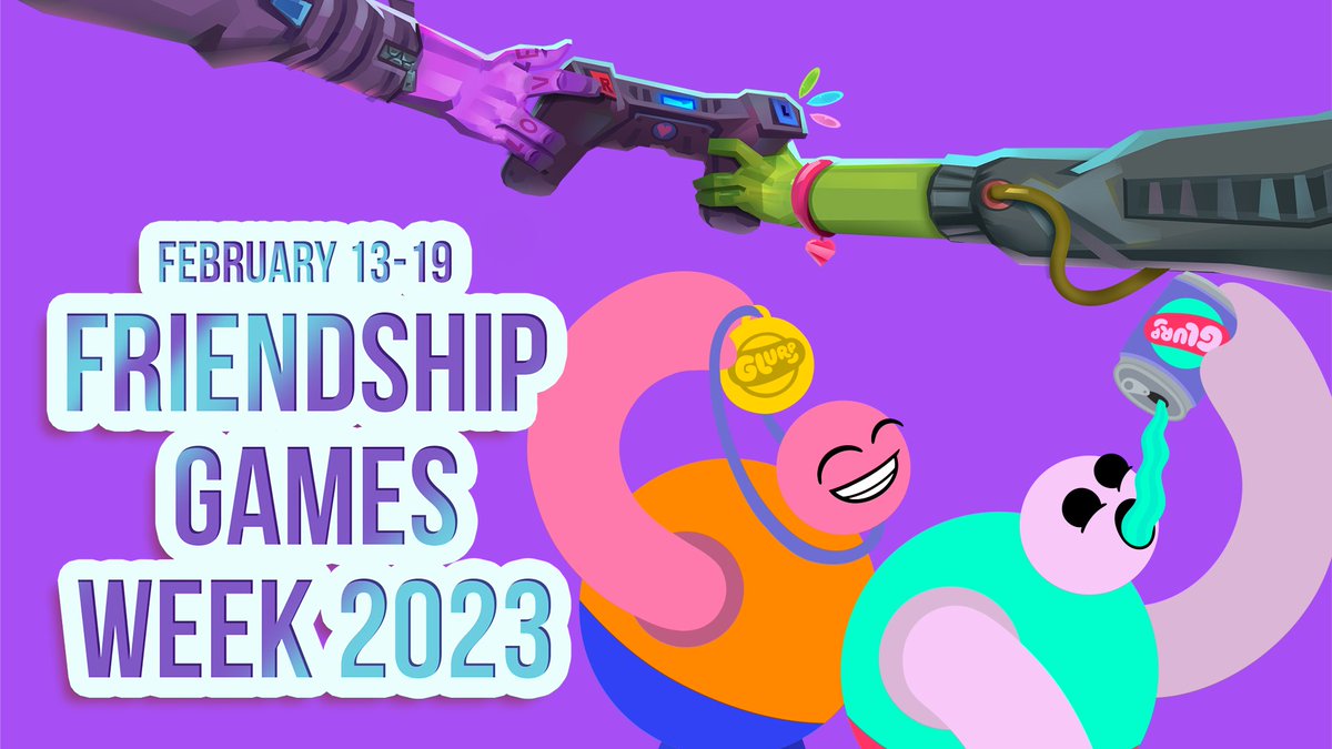 Friendship Games Week 2023 is on! Celebrating couch co-op and local multiplayer games just like us. Big thanks to <a href="/FrogsongStudios/">Frogsong Studios 🐸</a> for organising. Go have a rummage through the Steam page. #indiedev store.steampowered.com/publisher/frog…