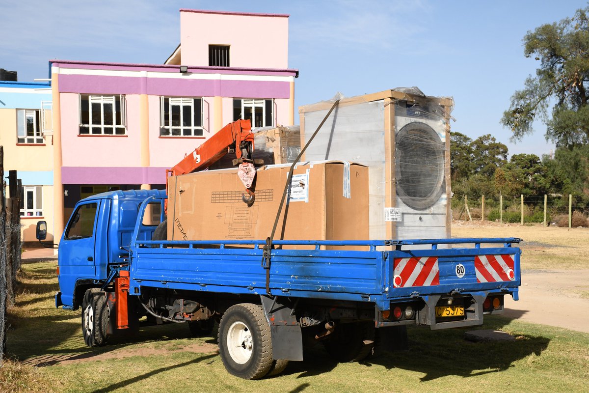Laikipia_health's tweet photo. Upgrades to the quality of services at our Referral hospitals continue to gather pace. Yesterday @NanyukiH received ultra modern washing, drying and ironing equipment at the hospital's laundry department https://t.co/oEkYqPN5iT