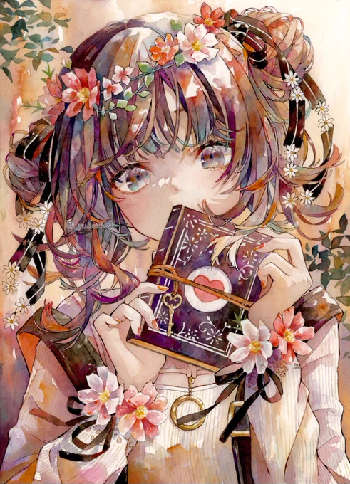 Happy Valentine#透明水彩 #Watercolour 