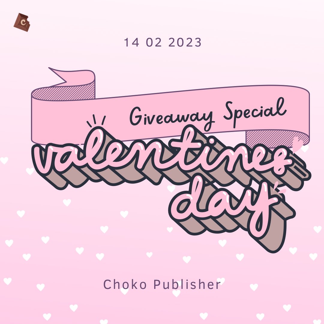 ChokoPublisher's tweet photo. [ 💓 GIVEAWAY SPECIAL VALENTINE 💓 ]

• RT &amp; like post ini! 
• Sebutkan 2 judul buku terbitan Choko Publisher yang kamu inginkan!
• Followers only

(pemenang mendapat dua buku)

End? 17 Februari 2023. Good luck! 🥳 https://t.co/TlnMmlmEFY