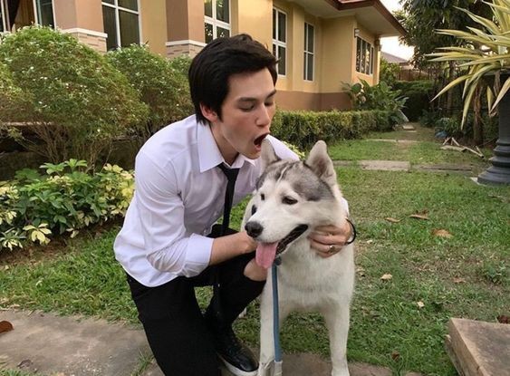 PerthNakhunTHFC's tweet photo. พี่เพิร์ธพาแอดไปเดินเล่นฉลองวันวาเลนไทน์มาฮะ เหนื่อยมากเลย 🐕
#FallinlovewithPerth
#PerthNakhun https://t.co/YFFCRoQDCG