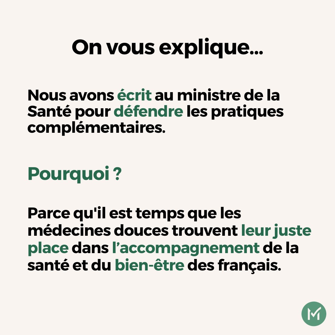 MedoucineFr's tweet photo. Vous le savez, nous avons à cœur de faire rayonner les pratiques complémentaires et que celles-ci soient reconnues. ✨

Alors nous avons contacté le ministre de la Santé et de la Prévention @FrcsBraun pour nous entretenir au sujet du vide juridique autour des médecines douces.👇 https://t.co/ir2L8GGP7e