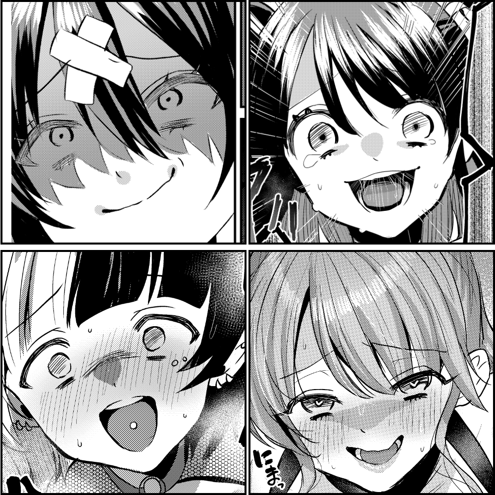 こういう顔描いてる時がいちばん脳汁出る 