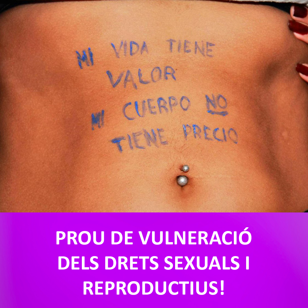 AssociacioInvia's tweet photo. 📢 Denunciem la vulneració sistemàtica dels #drets #sexuals i #reproductius que pateixen moltes persones i en especial #dones, #infants I #adolescents tal com detectem des de l'Associació in via.
👉 Informació a https://t.co/QUXAa06D2Y o escriu-nos a safi@invia.cat
⬇️ https://t.co/6b9ljKaNbM