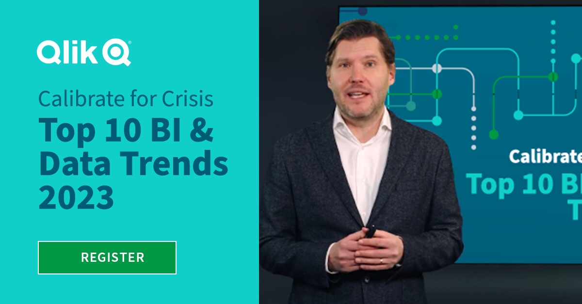 Are you up to date with the latest BI &amp; Data trends? 

If not, you can still register for the on-demand BI &amp; data trends webinar. How will real-time data, data storytelling, and data governance shape business in 2023? Register now to find out:

oal.lu/vKGs6