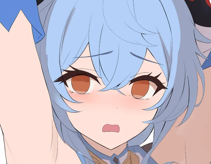 甘雨ちゃん塗ってる!!!! 