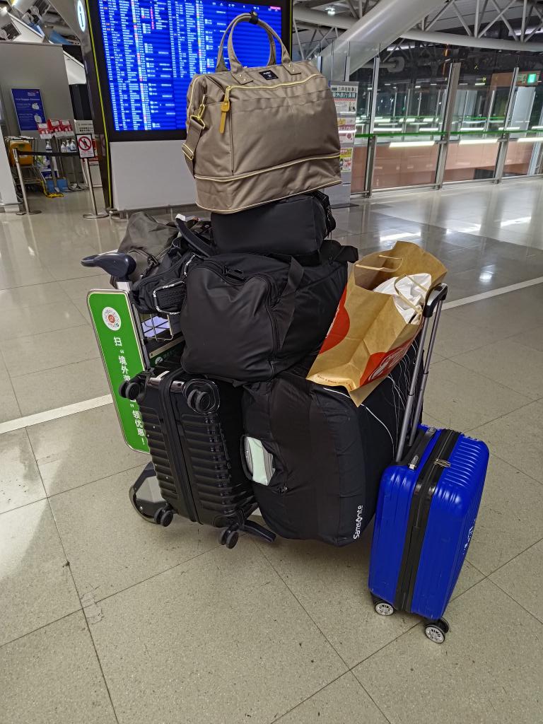 Kamiru on Twitter "Bringing Japan home (2 people luggage)"