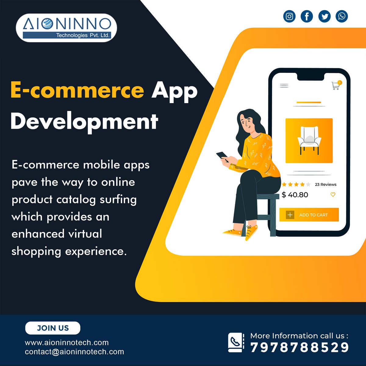 AionInnotech's tweet photo. Best Software Company In India.
.
.
To know about our services
Contact - 8984967677
Website - https://t.co/yPdkSfzUj8
.
.
.
#aioninnotechnologies #websitedesigning #seotips #seo #websitetraffic #redesignwebsite #facebookads #seofrindly #facebookmarketing #andrioddevelopment https://t.co/uZuPRTXI5u