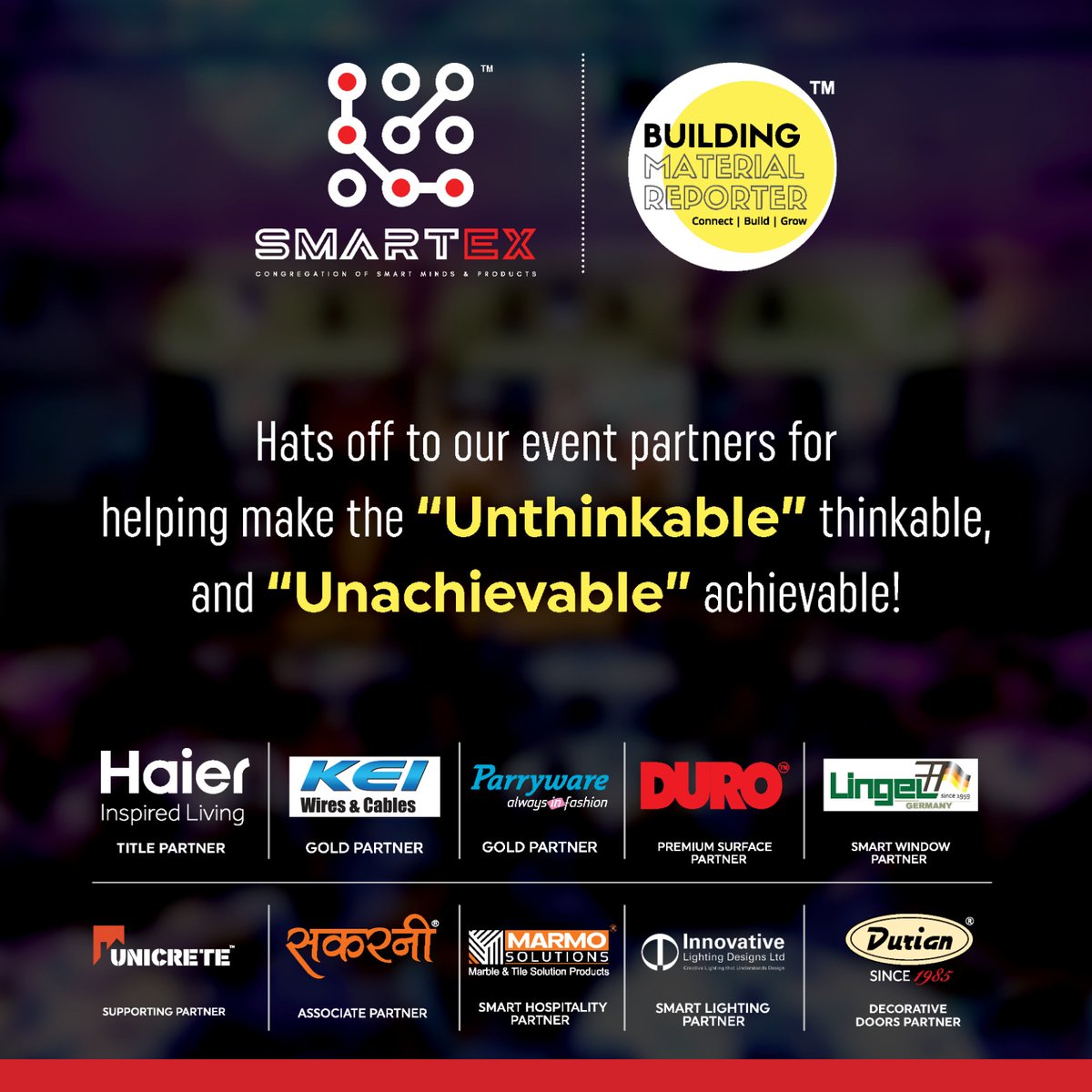 bmreporter's tweet photo. Hats off to our event partners and sponsors for helping us successfully organize such a prestigious and BIG event!
#smartexevent #event #duro #kei #durian #sakarni #haier #lingelwindows #unicrete #ildl #marmosolutions #parryware #conference #smartexconference #paneldiscussion https://t.co/d6eigYmlIN