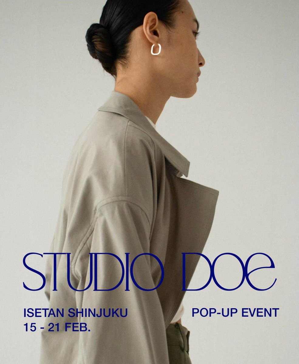 fashionsnap's tweet photo. 【明日から】台湾のブランドSTUDIO DOEが日本に初上陸。伊勢丹新宿店でポップアップを開催する。 https://t.co/zK9SGRJRpH https://t.co/TEAWXcGxwv