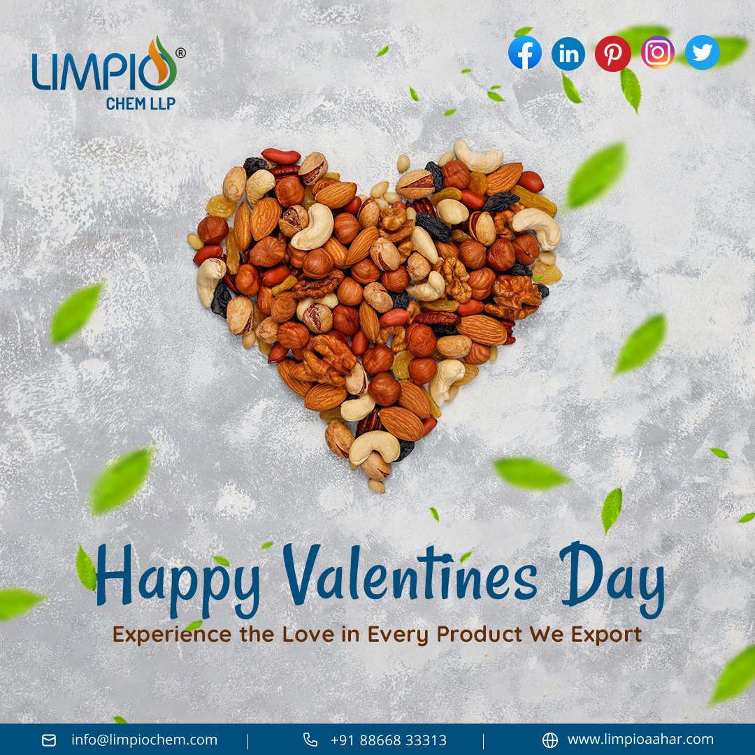 Limpiochem's tweet photo. Happy Valentines Day
-
Experience the love in every product we export

#aahar #limpio #limpioaahar #BaldhaExport #indianglossary #indianglossary #pharma #chemical #IT #veterinary #valentineweek #happyvalentineweek #roseday #propose #loversday #chocolateday #sweet #teddyday https://t.co/bjVN7M1ea8