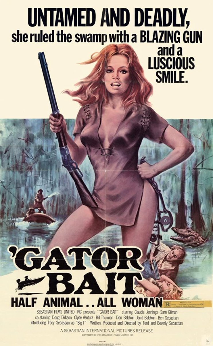 FilmMomatic's tweet photo. #NowWatching GATOR BAIT #BeverlySebastian #FerdSebastian #ClaudiaJennings #DouglasDirkson #BillThurman #BenSebastian #TracySebastian #SamGilman #52FilmsByWomen https://t.co/MH5gtL7JNX