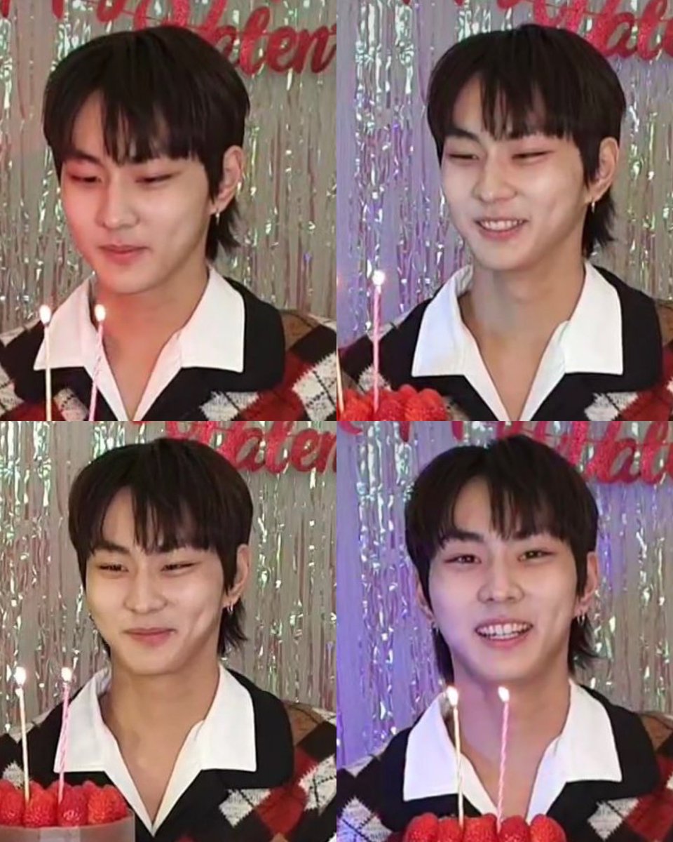 EN7ernally's tweet image. JUNGWON’S MULLET HAIR 😭😫🤍