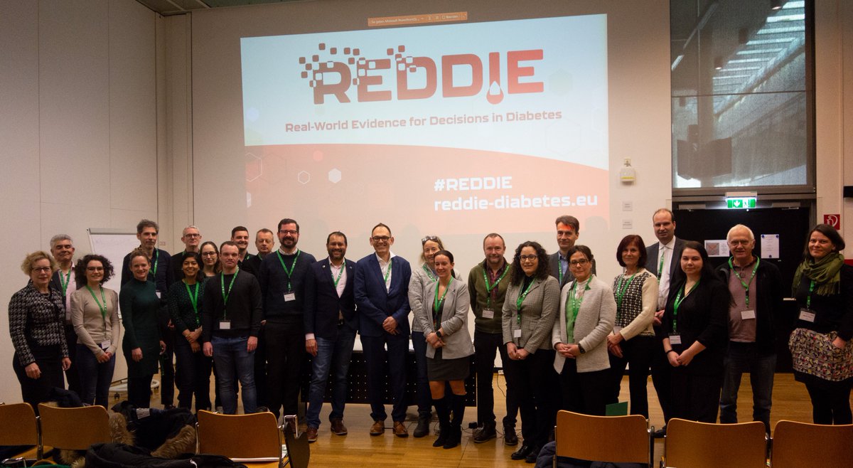 This great bunch of experts have united to help people living with #diabetes (#PwD) and augment data from randomised clinical trials (#RCT) with #RealWorldData to significantly assist regulators, payers and guideline makers in their decision-making processes. @MedUniGraz