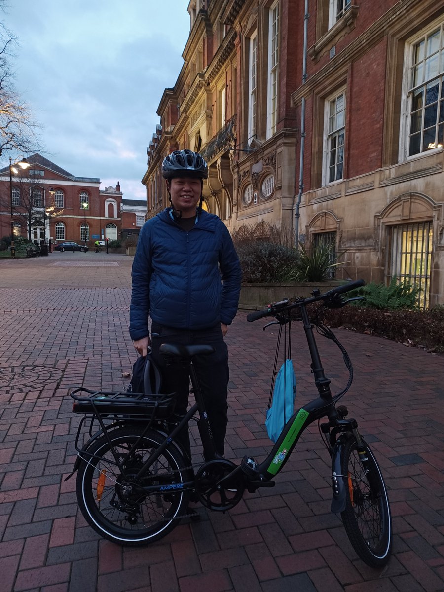 CHYMLeics's tweet photo. π²Another happy #wheels2work customer with his new e-bike! Find out how you can hire one for just Β£45 a month here: https://t.co/D5SHKSsHFT https://t.co/SeozZEO8m7