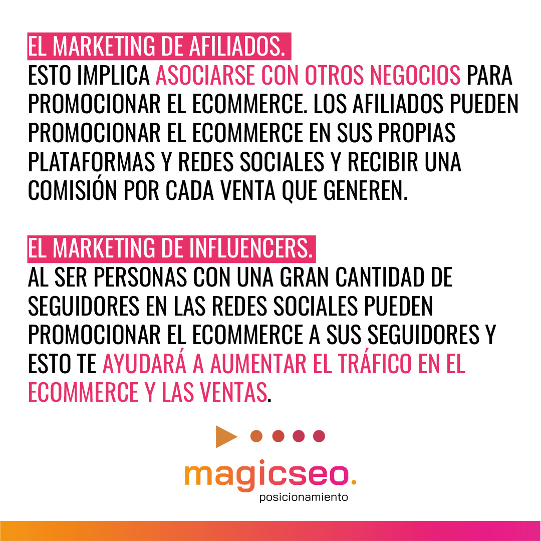 magicseoweb's tweet photo. Desliza para saber algunas de las estrategias más potentes de marketing para tu Ecommerce.

#ecommerce #marketing #estrategias #SEO #posicionamiento #sitioweb #negocio #influencers #contenidorelevante #clientes https://t.co/HJrmrMU6HZ