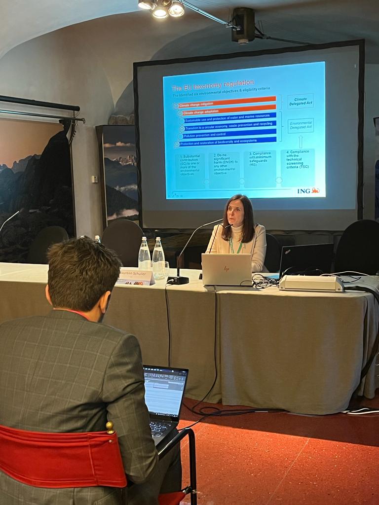 EEMActionPlan's tweet photo. We kicked off the day w/ an overview from Maureen Schuller (ING) on the EU regulatory &amp; supervisory framework around ESG. #FinancingGreen #GreeningFinance https://t.co/NZOVtKtOrr
