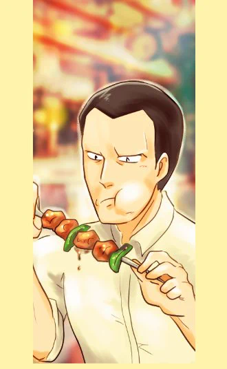 サカキ様も天井のシミを数えたことがあるのかと考えながら描いてる 
