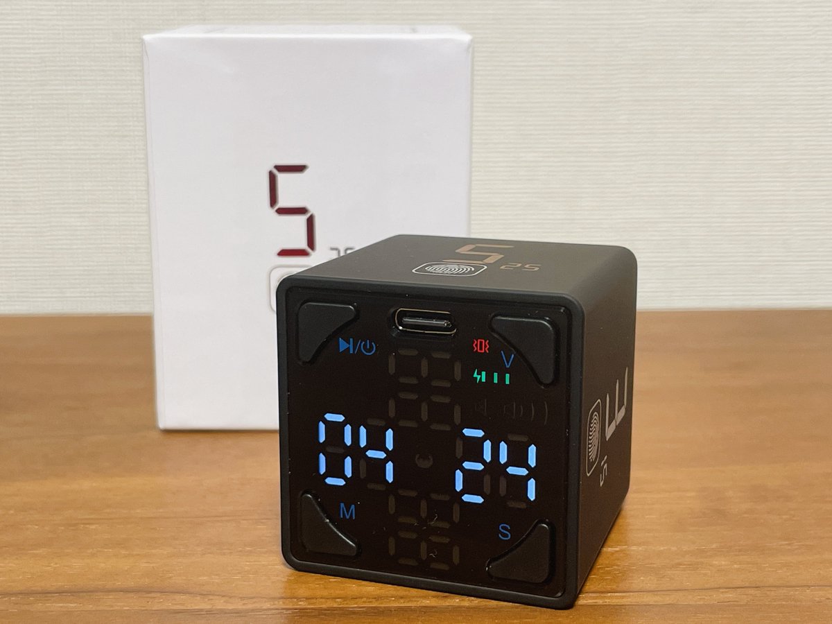 patariro1's tweet image. ポモドーロ用のタイマーゲット
#ticktimecube