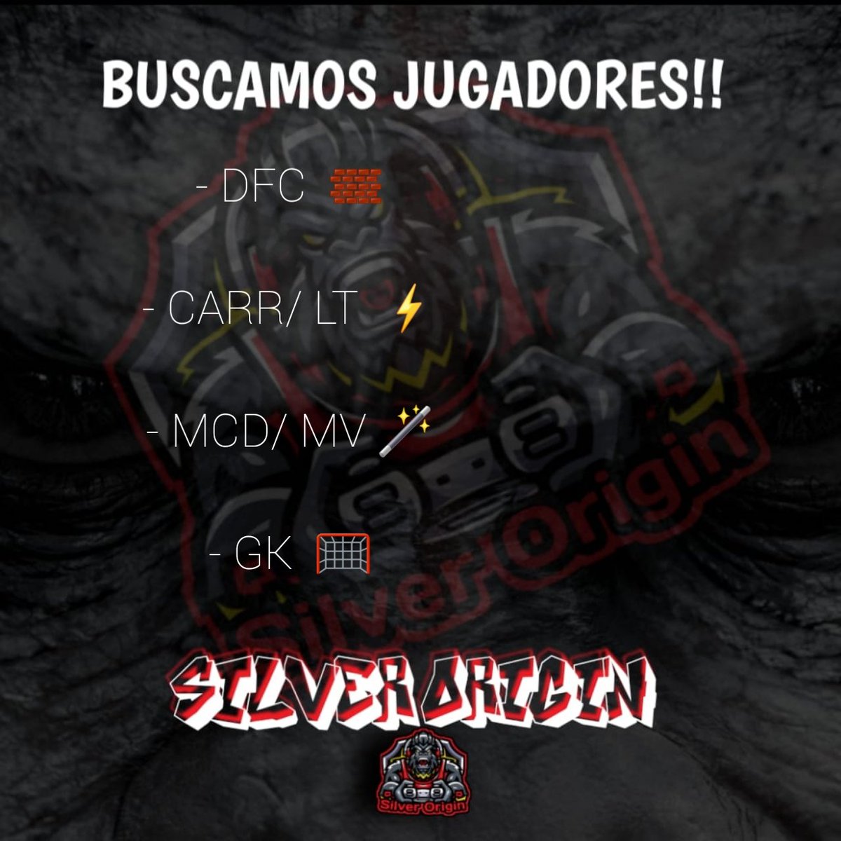 Buenos días con alegría.
En Silver Origin  seguimos en busca de tu calidad  y tus ganas de disfrutar de clubes pro  somos  serios y con base.
Abrid MD.

Vente a la selva con los gorilas🦍🦍.