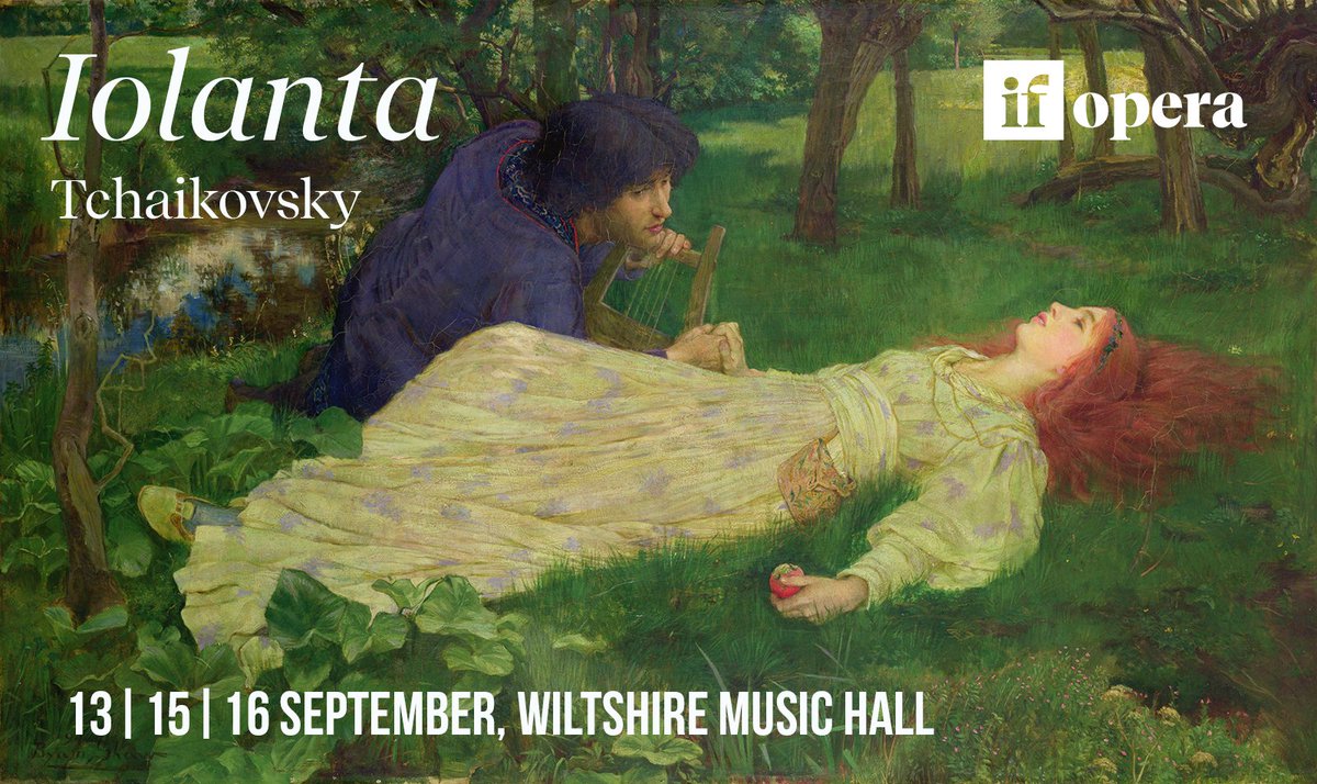 This Valentine's Day we're spreading the love with a version of Tchaikovsky's beautiful love story Iolanta. Come and hear this stunning fairy tale opera live <a href="/wiltshiremusic/">Wiltshire Music Centre</a> as part of our season in September: youtu.be/ZjvxWq0stKA #IfOpera23