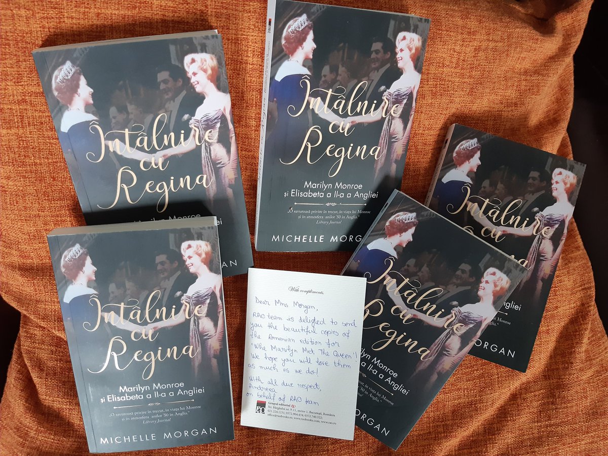 The beautiful Romanian edition of When Marilyn met the Queen has arrived. It is gorgeous and I'm so thrilled to hold it in my hands. A huge thank you to the team at <a href="/EdituraRAO/">Editura RAO</a> for publishing my book, and caring about it as much as I do. ❤
#marilynmonroe #Romania #ValentinesDay