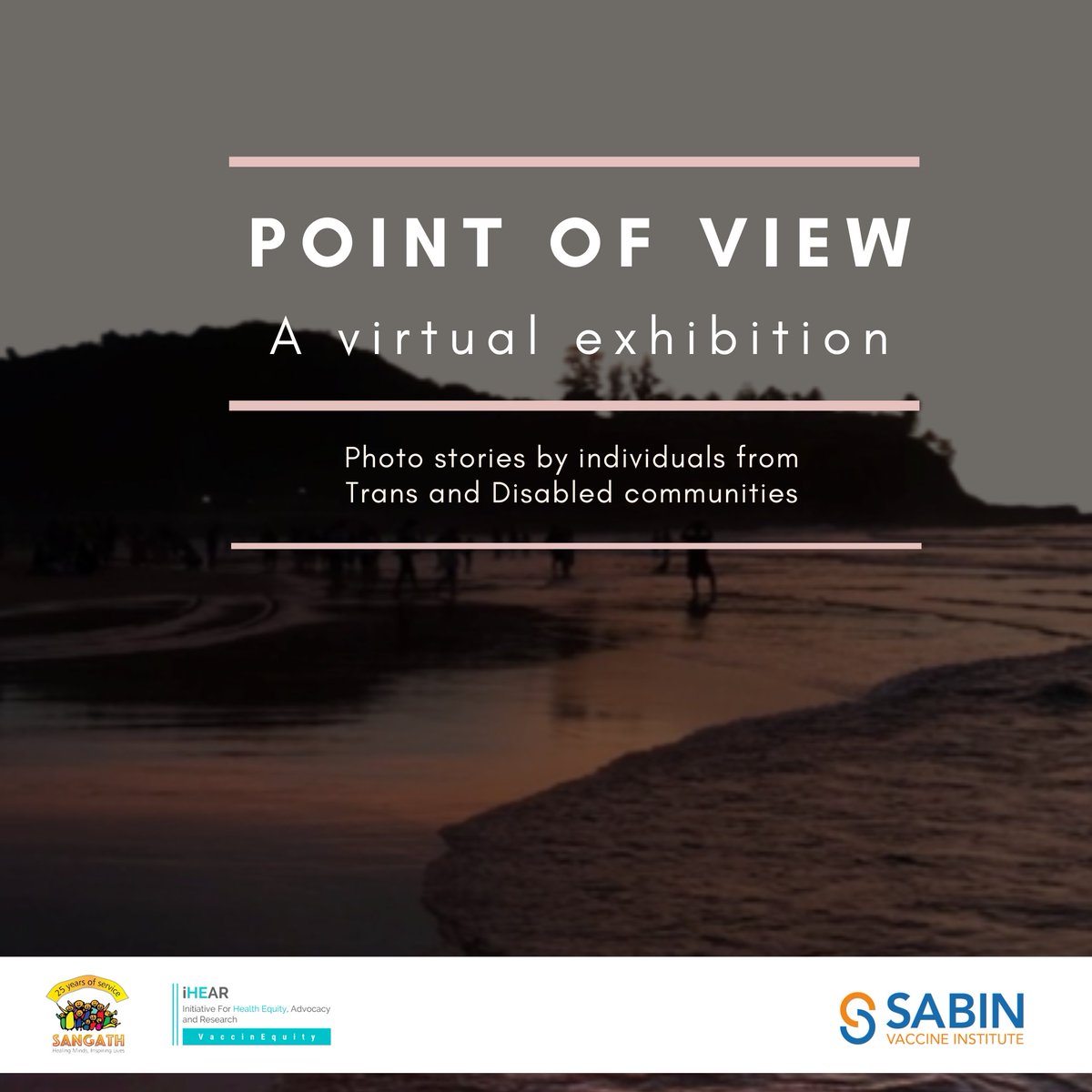 Presenting ‘Point of View’ photovoice stories created as part of our participatory research under VaccinEquity programme. These stories have been shot and developed by the research participants from the disability and #transgender communities.

View at sangath.in/vaccinequity/i…