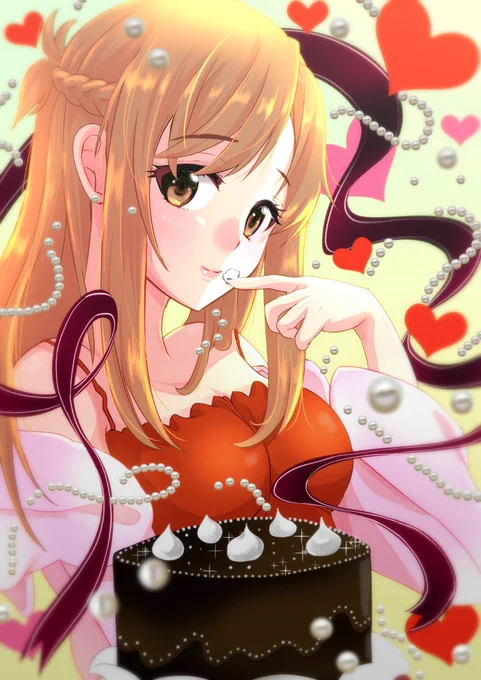 ハッピーバレンタイン#SAO #アスナ#イラスト 