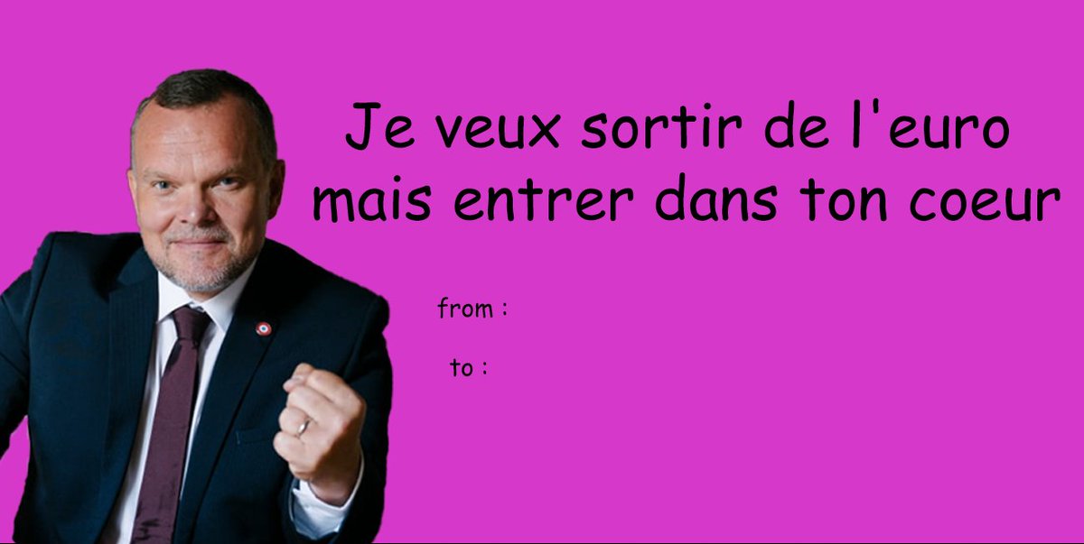 ToadVousEpie's tweet photo. C'est la Saint-Valentin.
On ressort donc les cartes ultra-cringe pour offrir à votre bien-aimé(e)
🥰 https://t.co/7W77F017wr