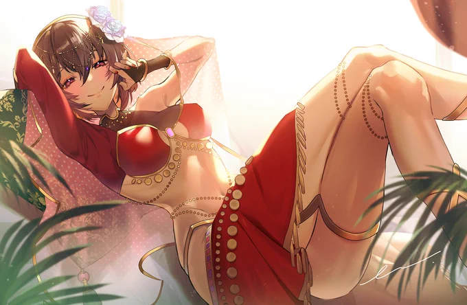 #バレンタインなので褐色肌貼る 