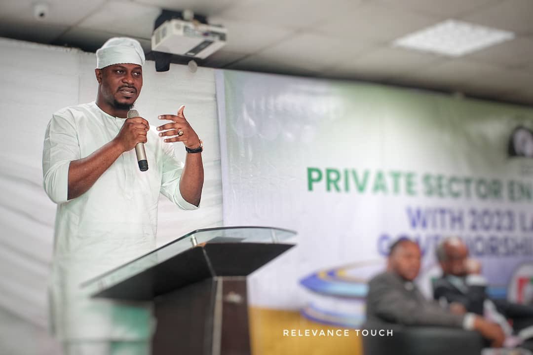 GRVlagos's tweet photo. While addressing stakeholders during the private sector engagement Forum, I acknowledged how the private sector contributes immensely to the IGR that the govt boasts of.

We must restore trust and belief in the system so companies that left can come back..

🧵 https://t.co/kAXtuB8BjW